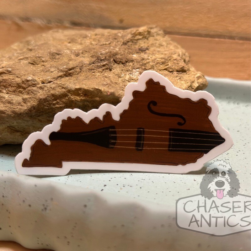 Bluegrass Fiddle Violin Kentucky Sticker | 3 inches