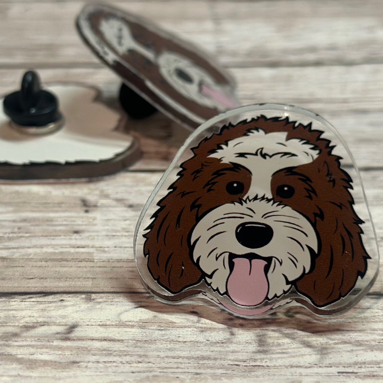 Doodle Pin (#18) | Acrylic | 1.5 inch