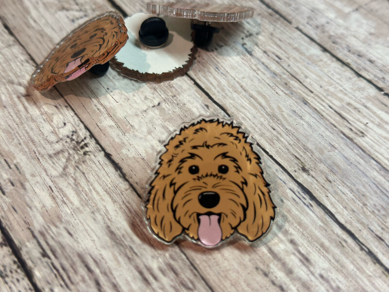 Doodle Pin (#2) | Acrylic | 1.5 inch