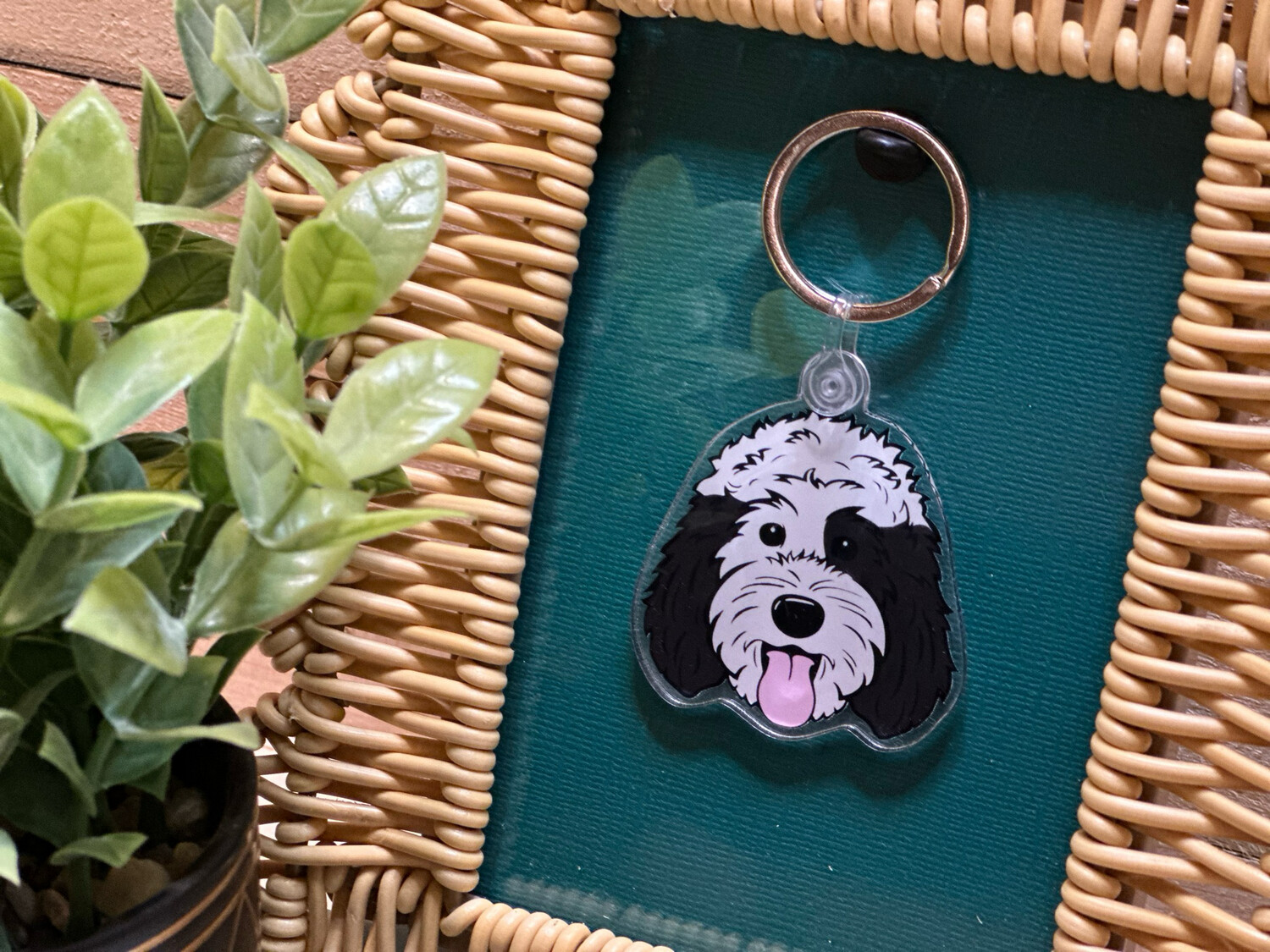 Acrylic Doodle Keychain | (#31)