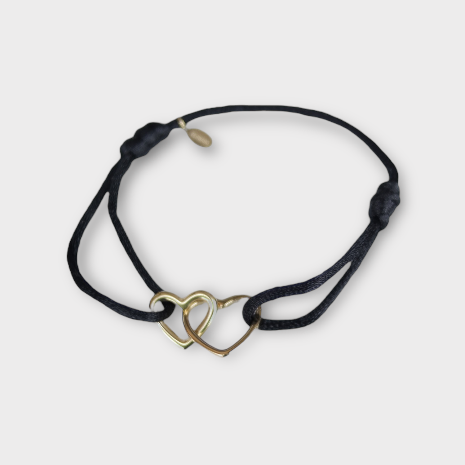 LIVA Black double heart