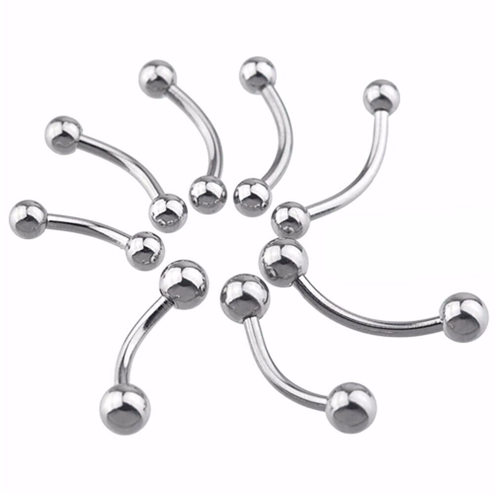 16G Micro Bananabar - Surgical Steel - 3mm Ball