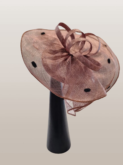 Coffee Fascinator with Clip