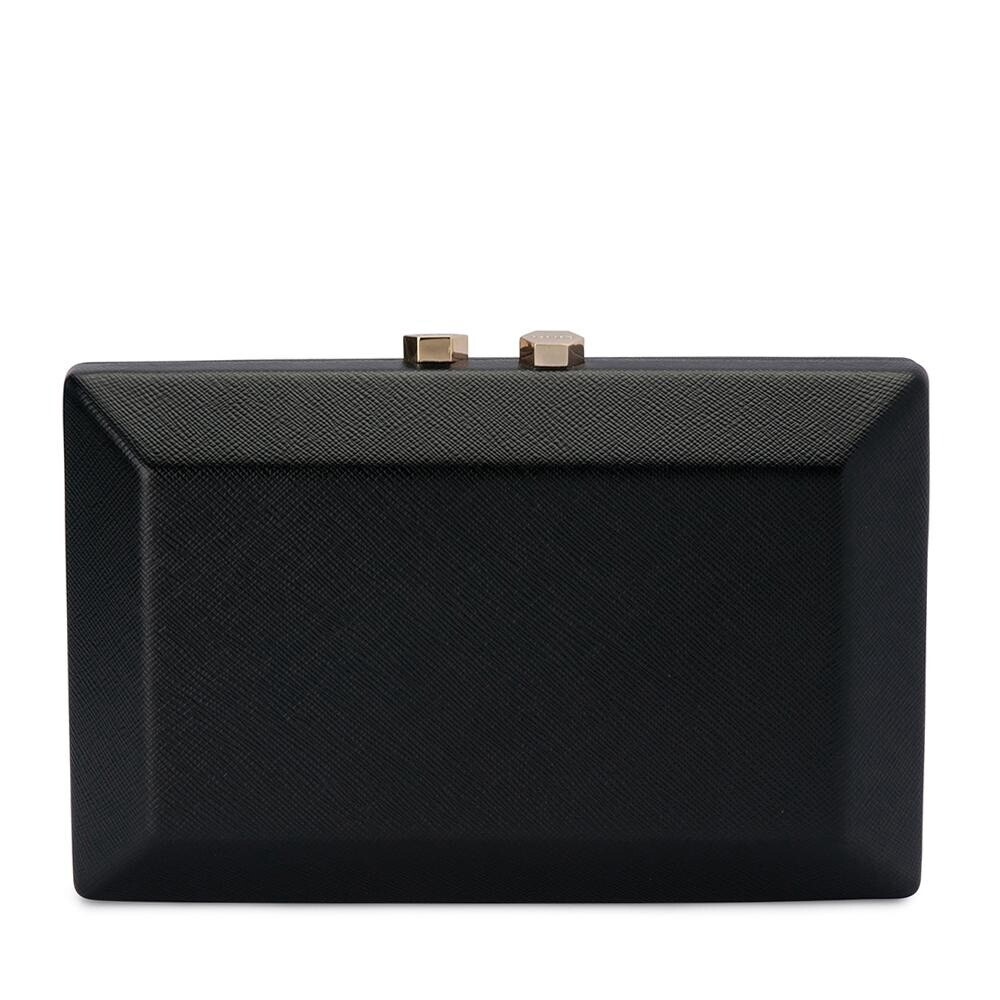Clutch with Gold Clasp