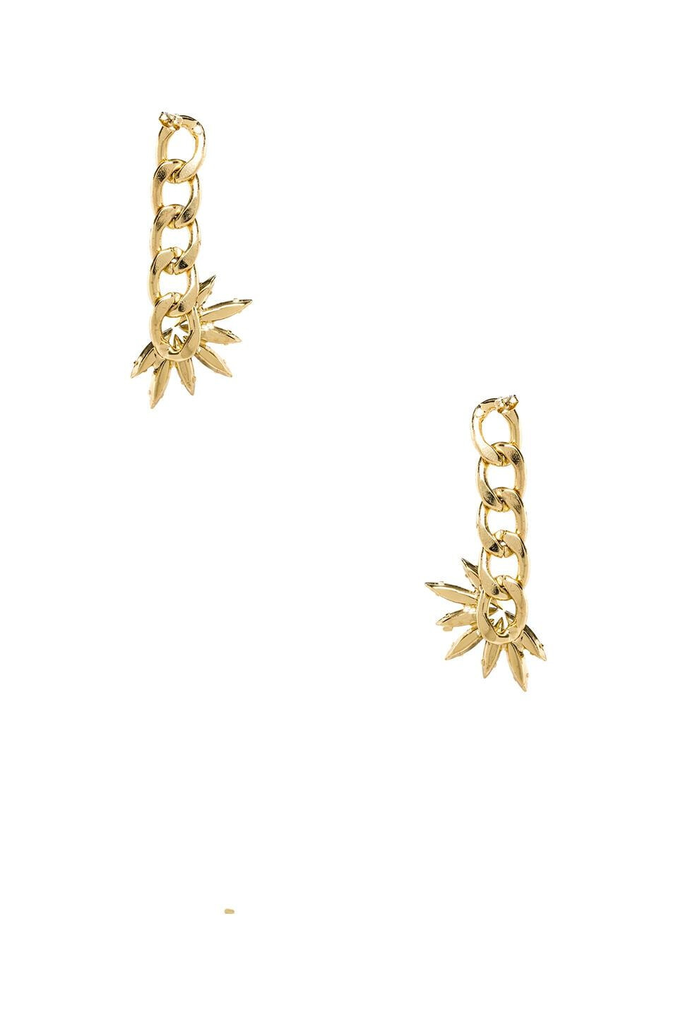 18KGP Stone Cold Earrings