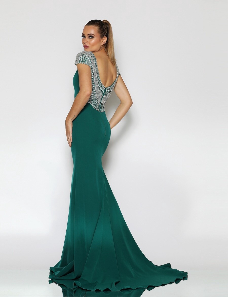 Jadore | J9003XL Cap Sleeve Gown - Size 20