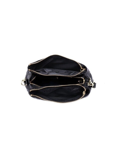 Serenade Leather | Rosie Cross Body Bag - Black