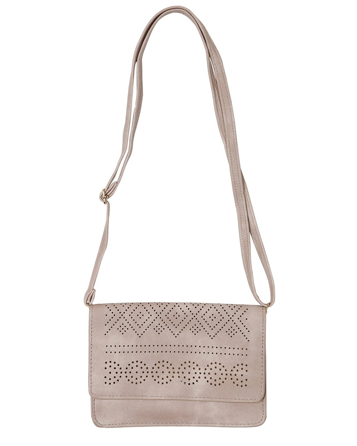Free Spirit | Laser Cutout Festival Small Bag 9005 - Stone