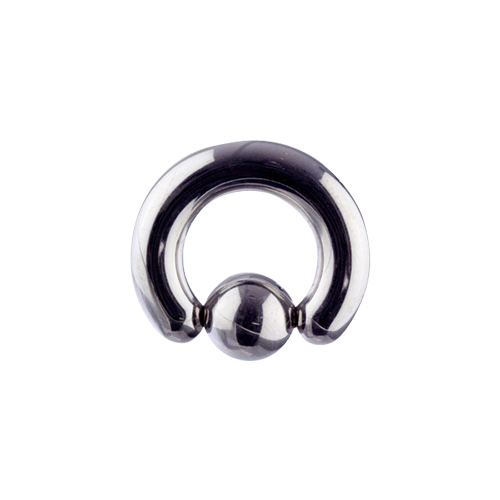 8G BCR - Black Steel - 6mm Plain Ball