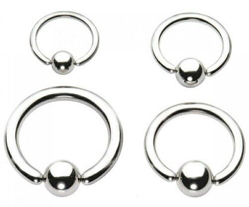 14G BCR - Surgical Steel - 6mm Ball