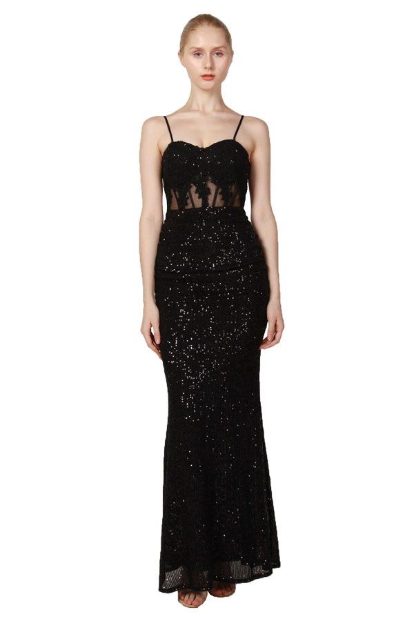 Sequin Corset Gown