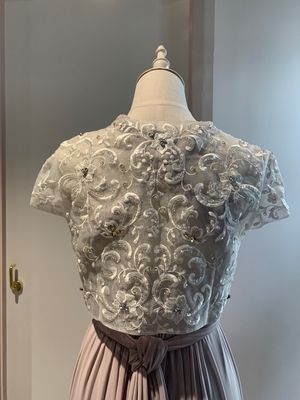 Jadore - Ivory Embellished Jacket/Bolero