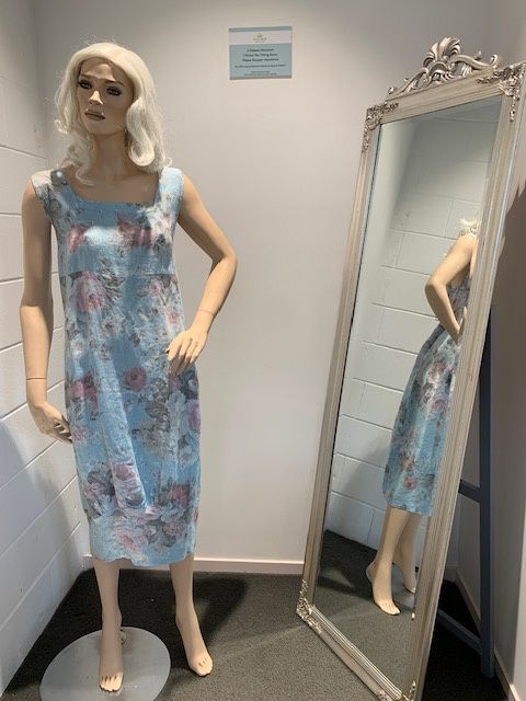 Baby Blue Scarlet Rose Maxi