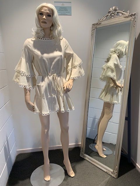Beige Short Dress - Size 12