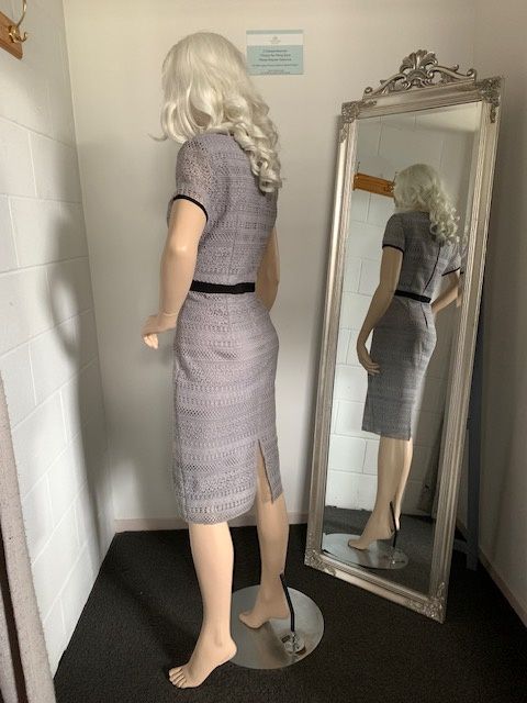 Belgrave Contrast Dress Grey