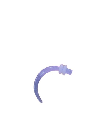 Stretcher - Curved Taper - 3mm, Colour: Frost, Size: 3mm