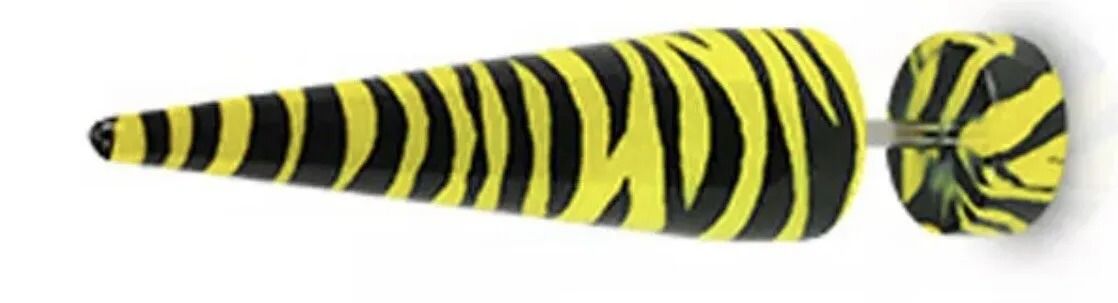 Fake Stretcher - Assorted, Colour: Yellow/Black Zebra