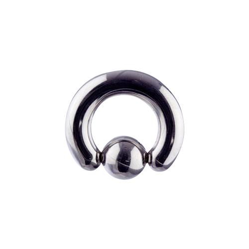 8G BCR - Black Steel - 6mm Plain Ball 8G BCR - Black Steel - 6mm Plain Ball