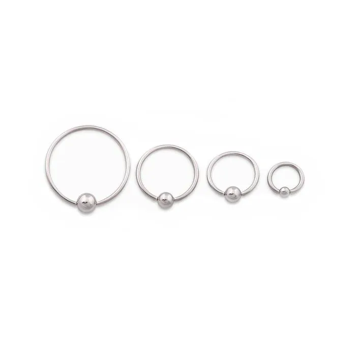 16G BCR - Surgical Steel - 3mm Plain Ball