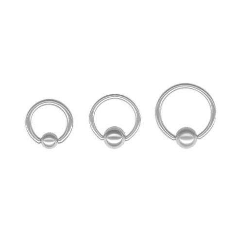16G BCR - Surgical Steel - 6mm Plain Ball