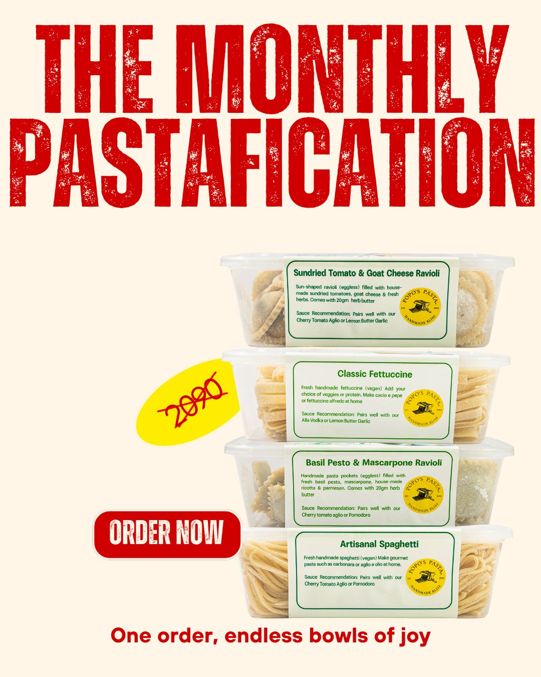 The Monthly Pastafication