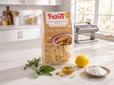 Smoked Chicken &amp; Cheese Ravioli