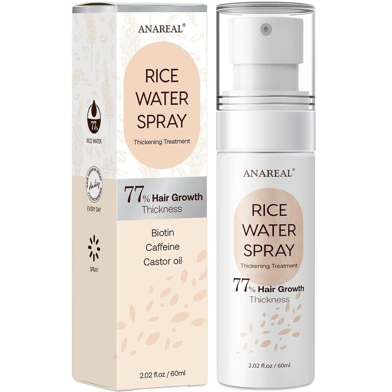 ANAREAL Rice Water Spray Hair Growth Serum 2.02 fl. Oz / 60ml