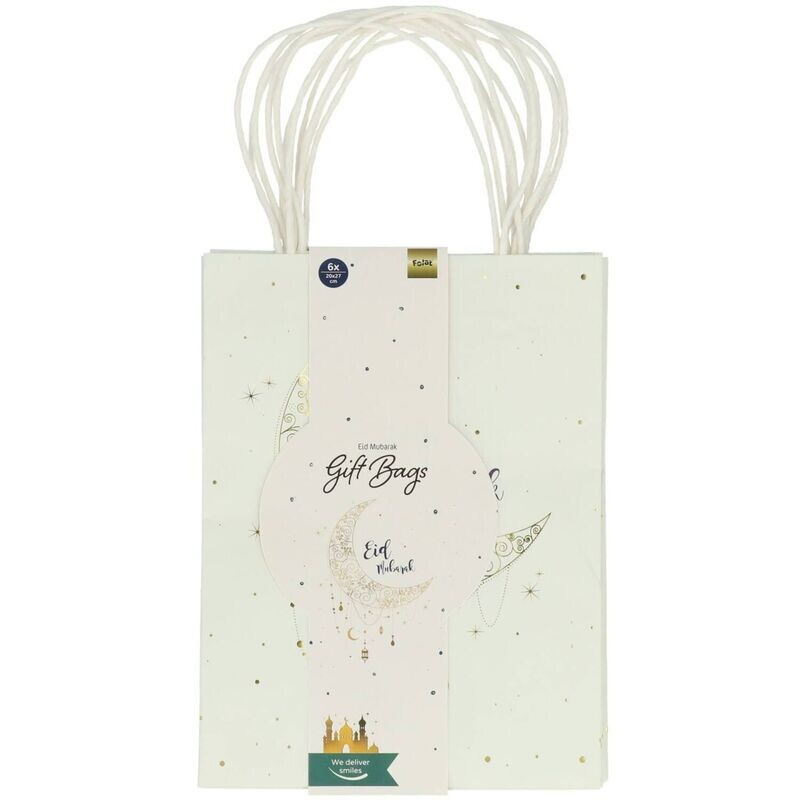 Sac cadeaux Eid Mubarak x6
