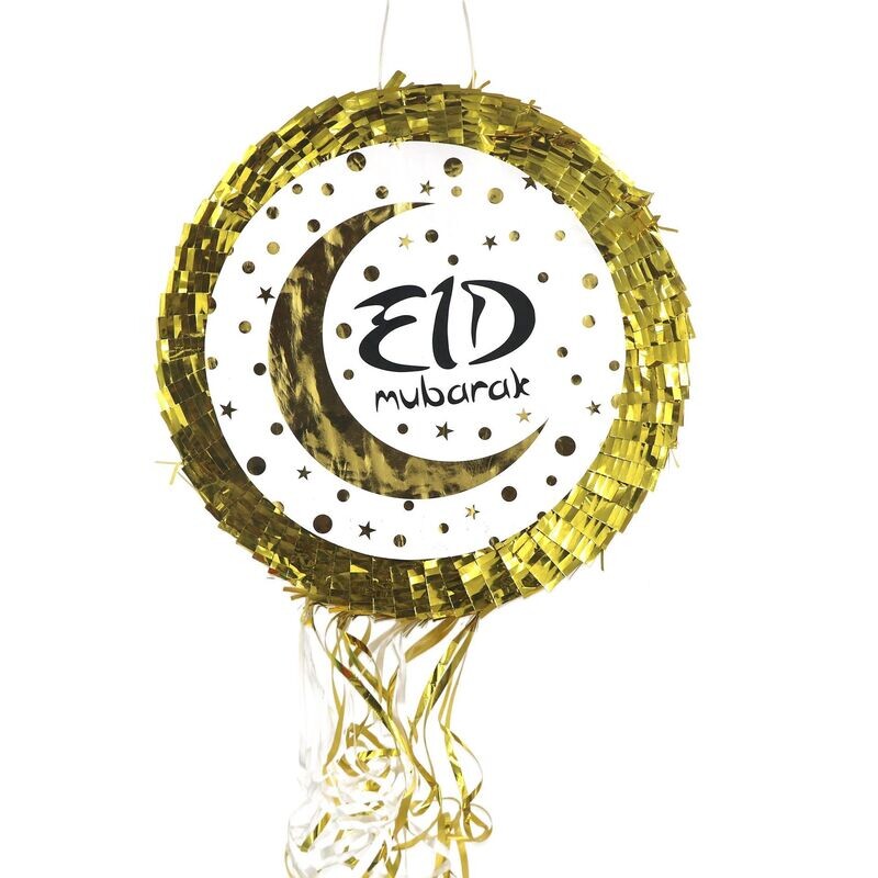 Pinata dorée Eid Mubarak