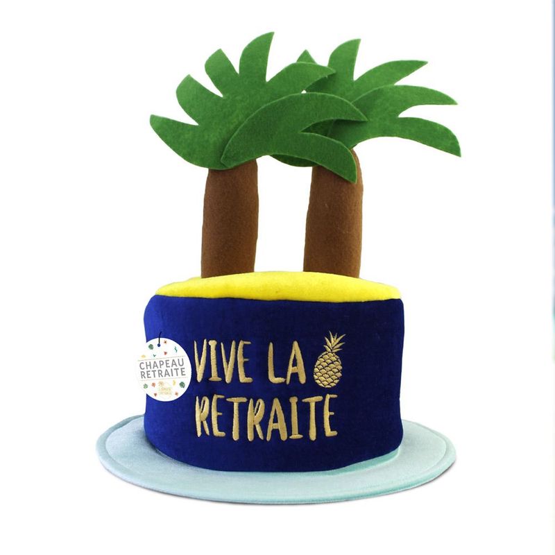 Chapeau palmiers vive la retraite