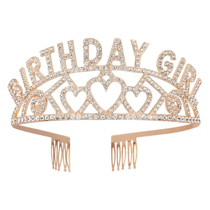 Tiare métal birthday girl