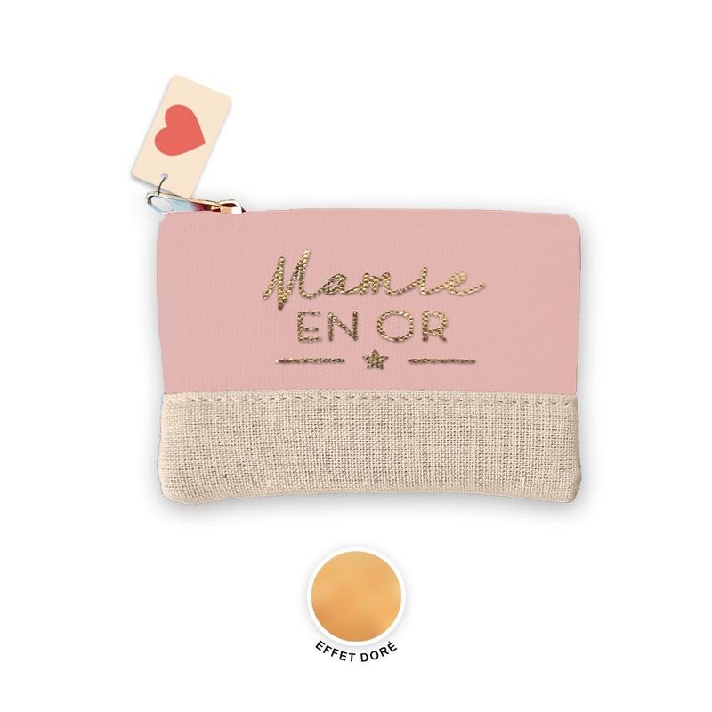 Porte monnaie mamie en or