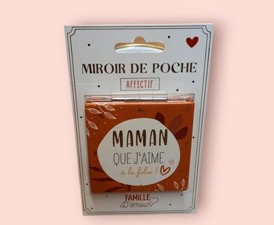Miroir de poche maman que j' aime