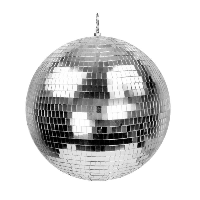 Boule disco argent 30cm