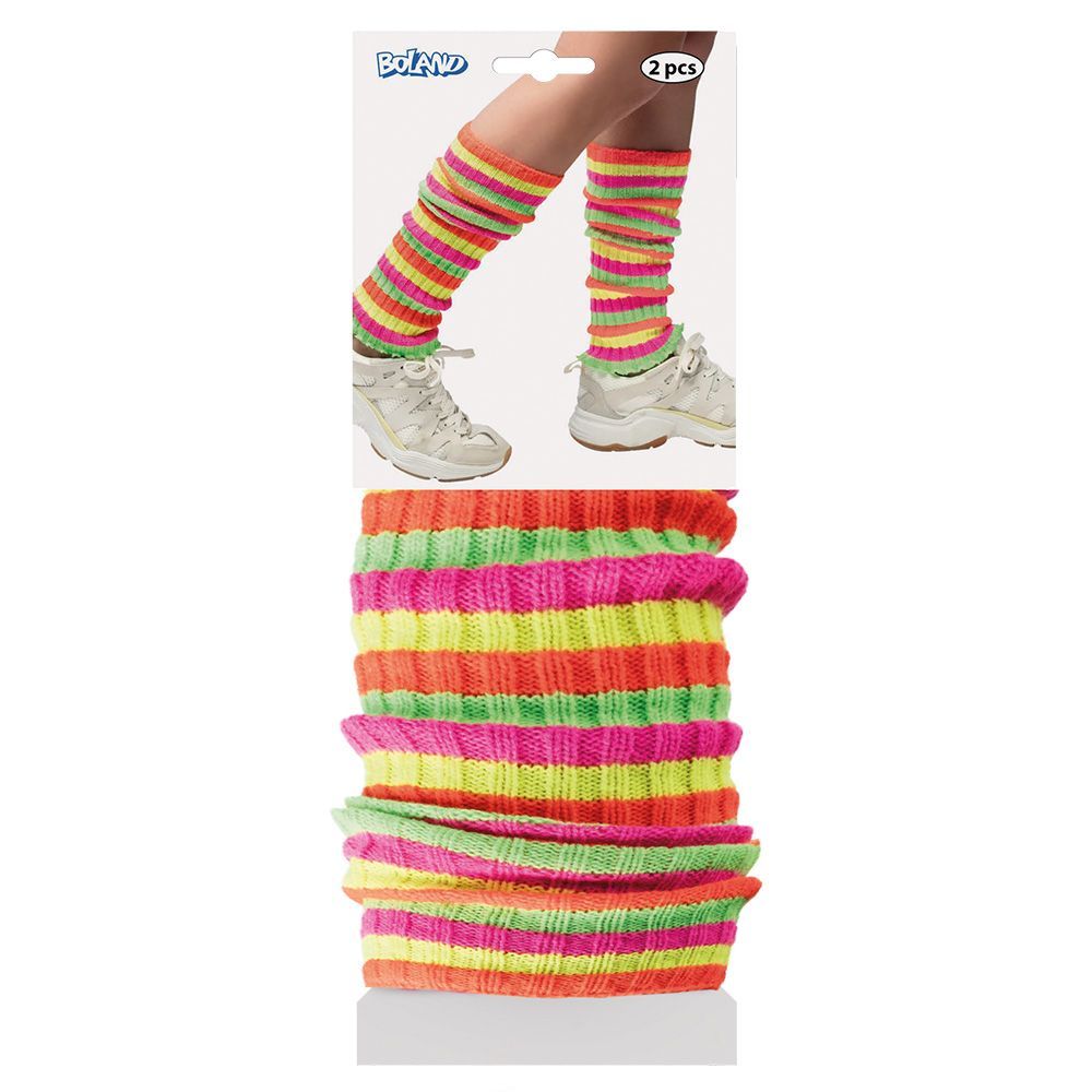 Jambières fluo arc en ciel