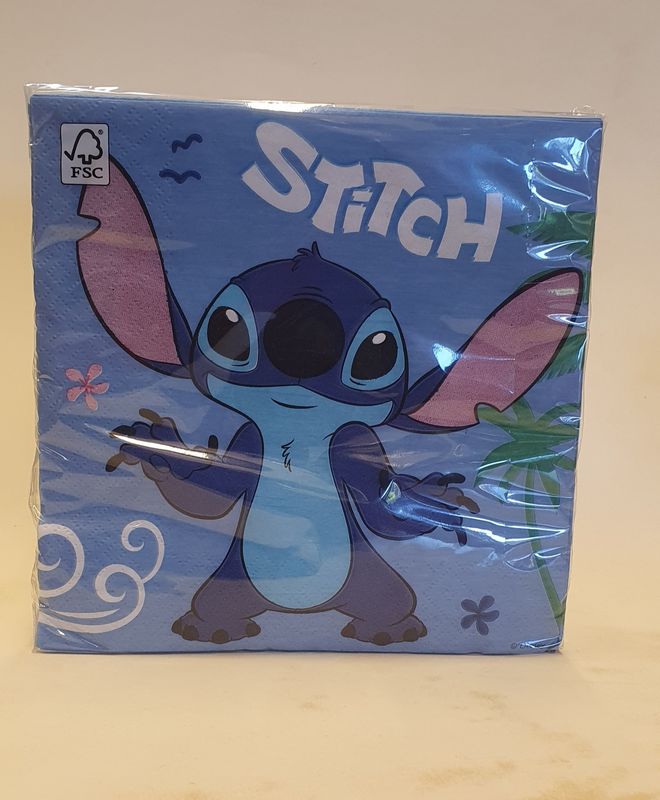 Serviette 33cm Stitch X20