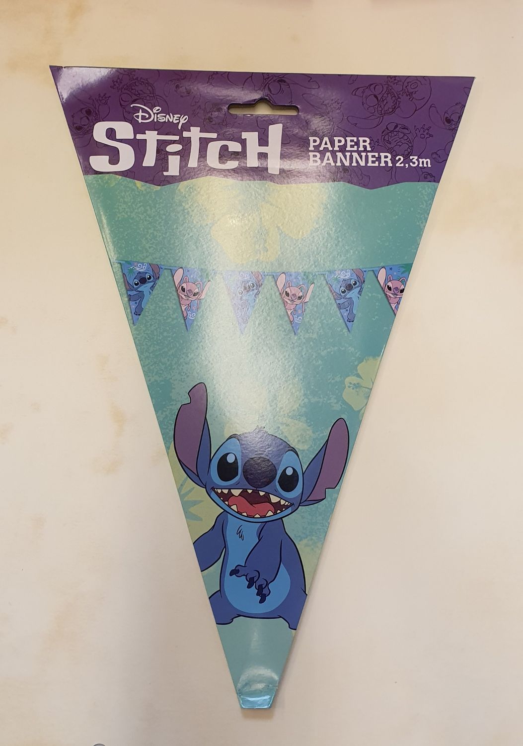 Guirlande fanion carton Stitch