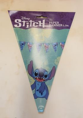 Guirlande fanion carton Stitch