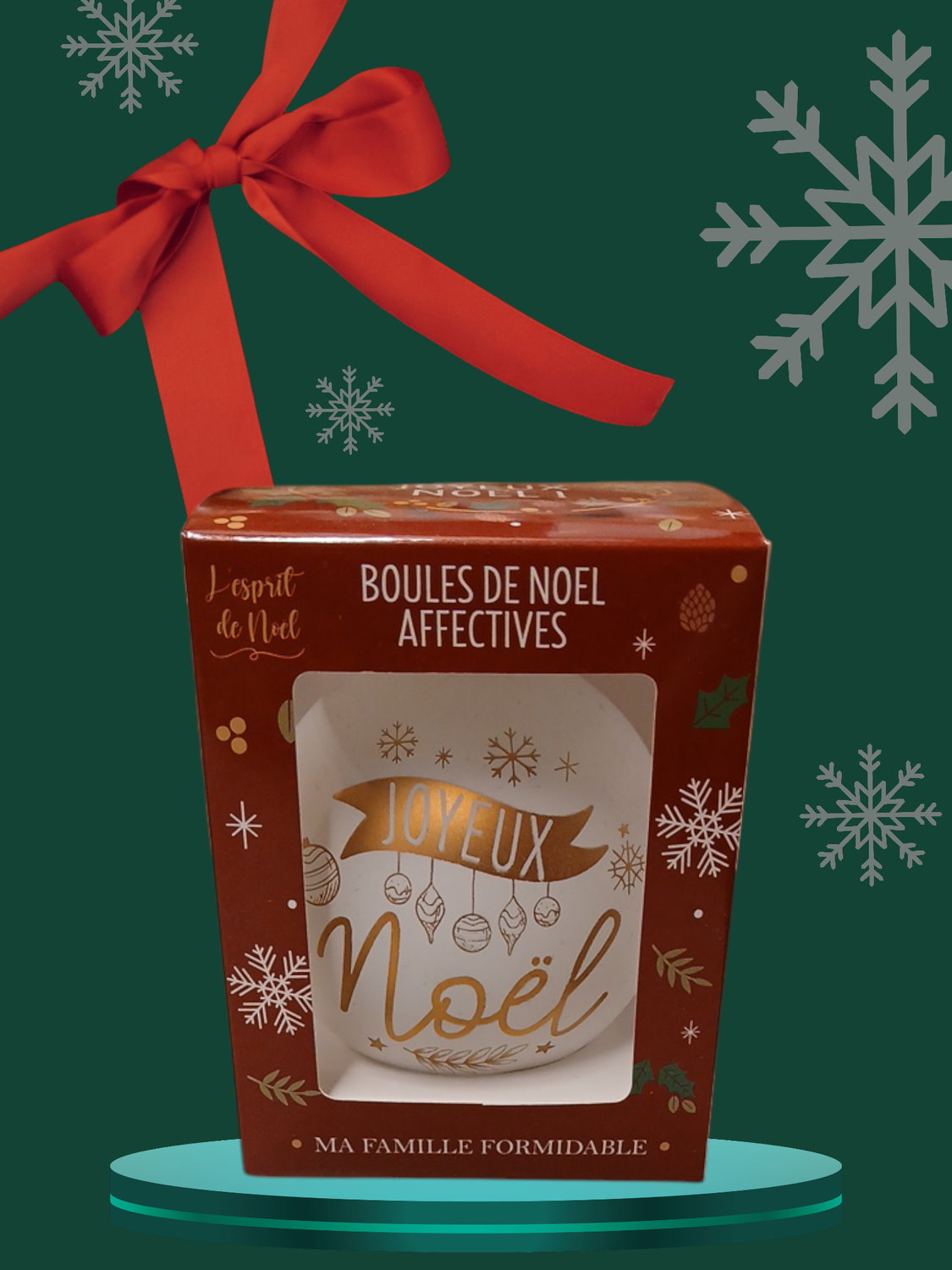 Boule de Noël Joyeux Noël
