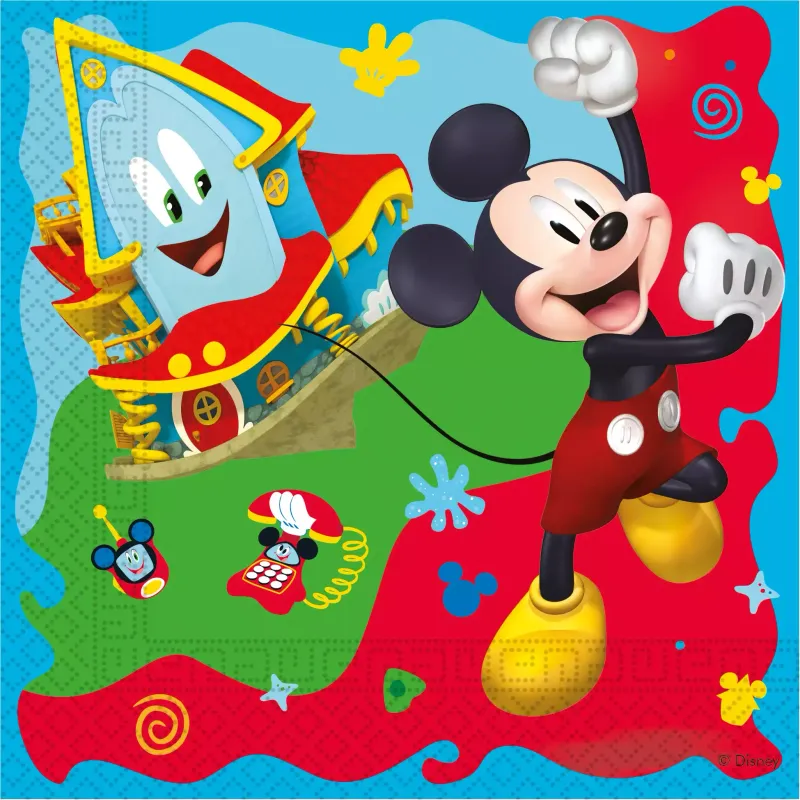 Serviette papier Mickey 23cm  x20