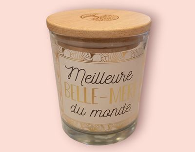 Bougie verre meilleure belle mère