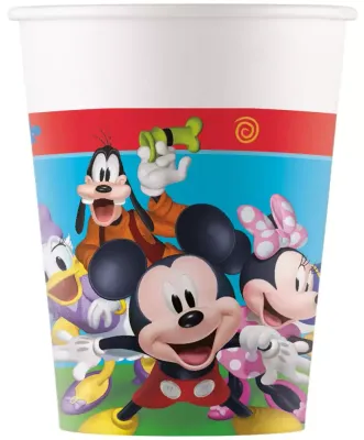 Lot de 8 gobelets en carton Mickey 