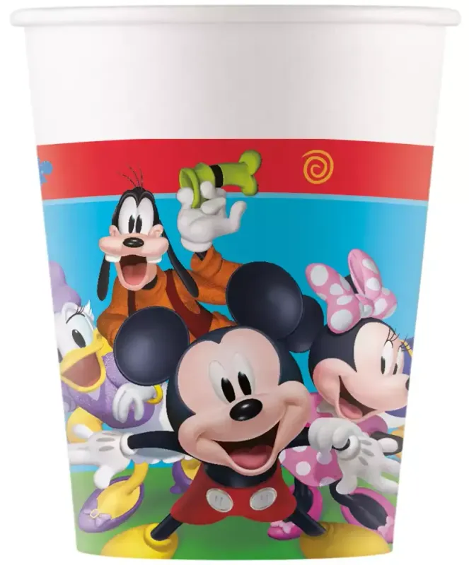 Lot de 8 gobelets en carton Mickey 