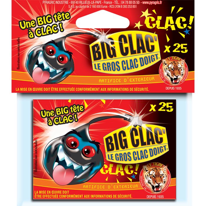 Big clac doigt x 25
