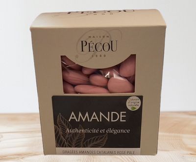Dragées rose Amande Cataline Pécou 500gr