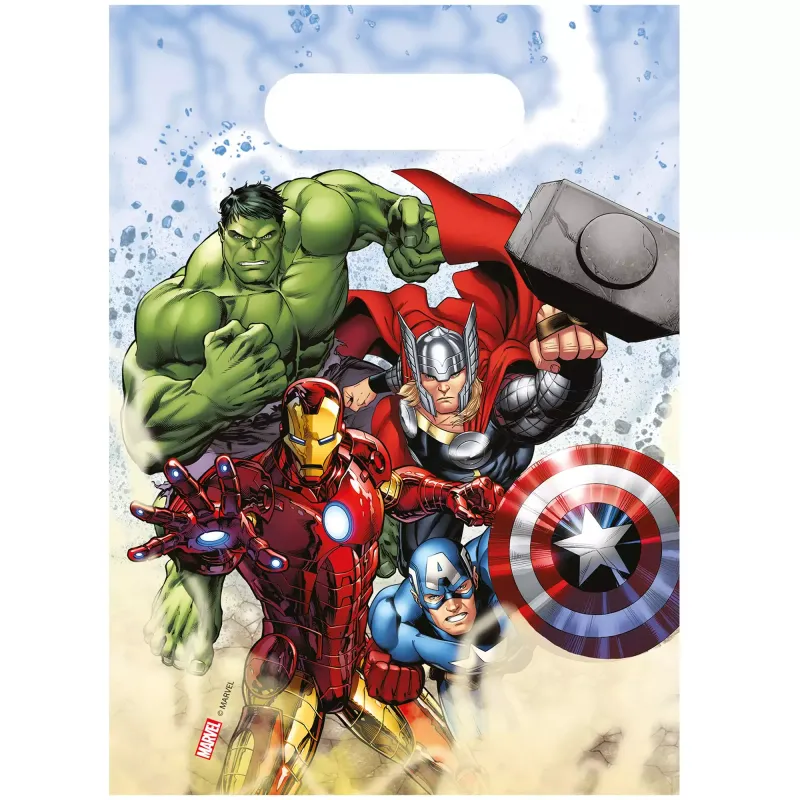 Sac cadeaux  avengers  x6