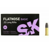 SK Flatnose Basic .22 Lr FN 40 grain Box of 50 Rounds