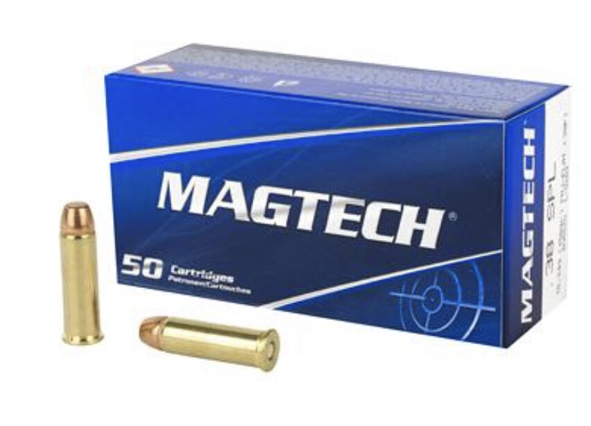 MAGTECH, SPORT SHOOTING, 38A .38 SPECIAL, 158 GRAIN, FULL METAL CASE FLAT, 50 ROUND BOX