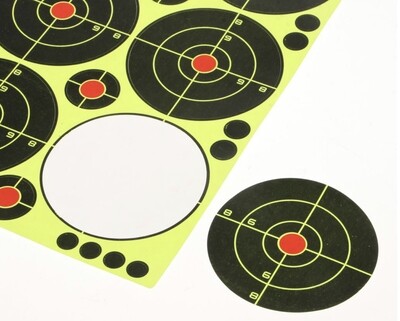 90pcs 3" Shooting Targets Reactive Splatter Paper Target