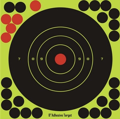 20 sticks per pack Splash flower target 8-inch adhesive Reactivity Shoot Target.